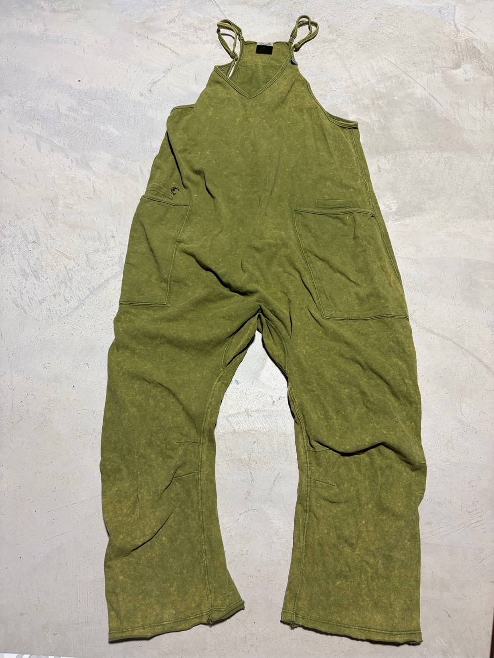 Jaded Gypsy Olive Green Overalls Pants